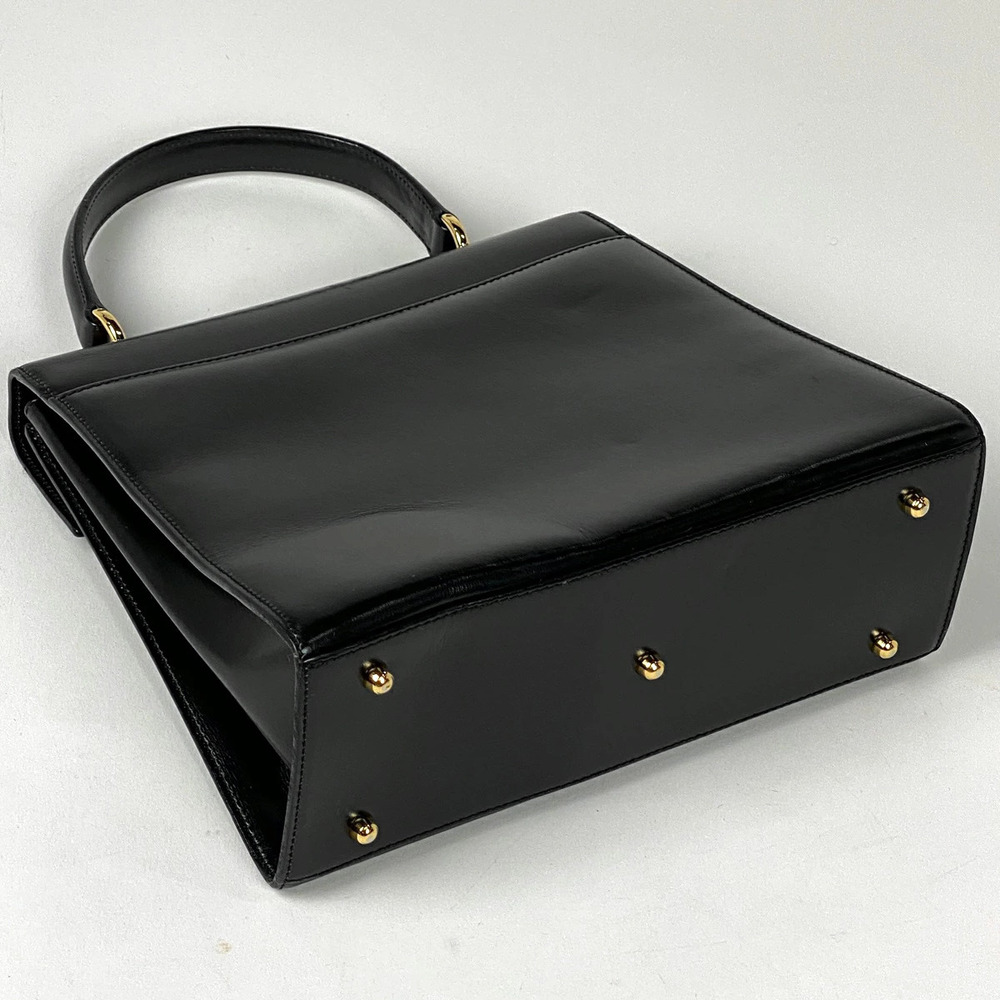 Gucci Lady Lock 2way Handbag Leather Black - Picture 2 of 7